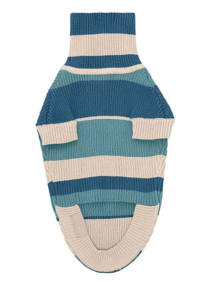 VOV & VUF Hundepullover in Blau/ Creme günstig kaufen