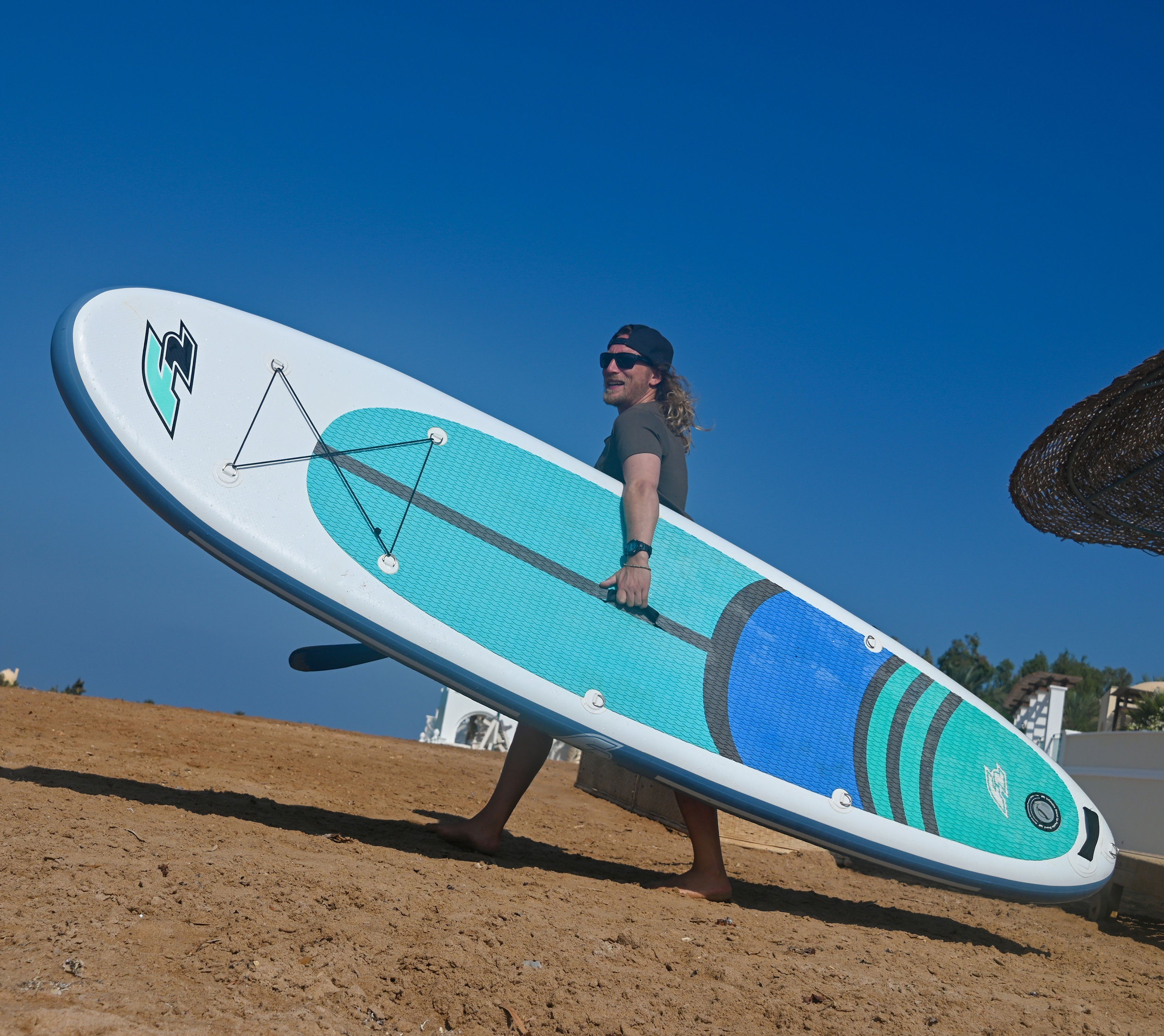 F2 Inflatable SUP-Board F2 Cross 10,5, (Set, 4 tlg), ohne Paddel