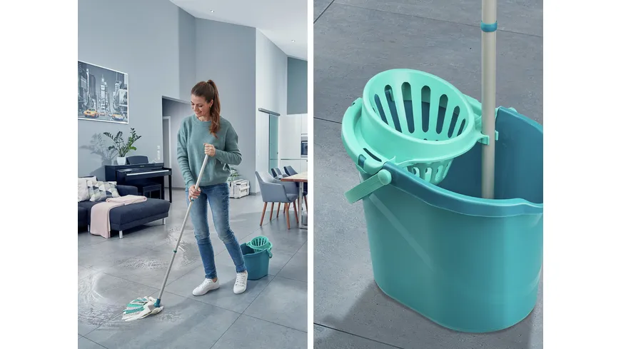 LEIFHEIT Wischmop Set Power Mop 3in1