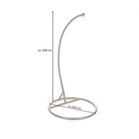 Home Deluxe Polyrattan Hängesessel ONE - Nur Gestell