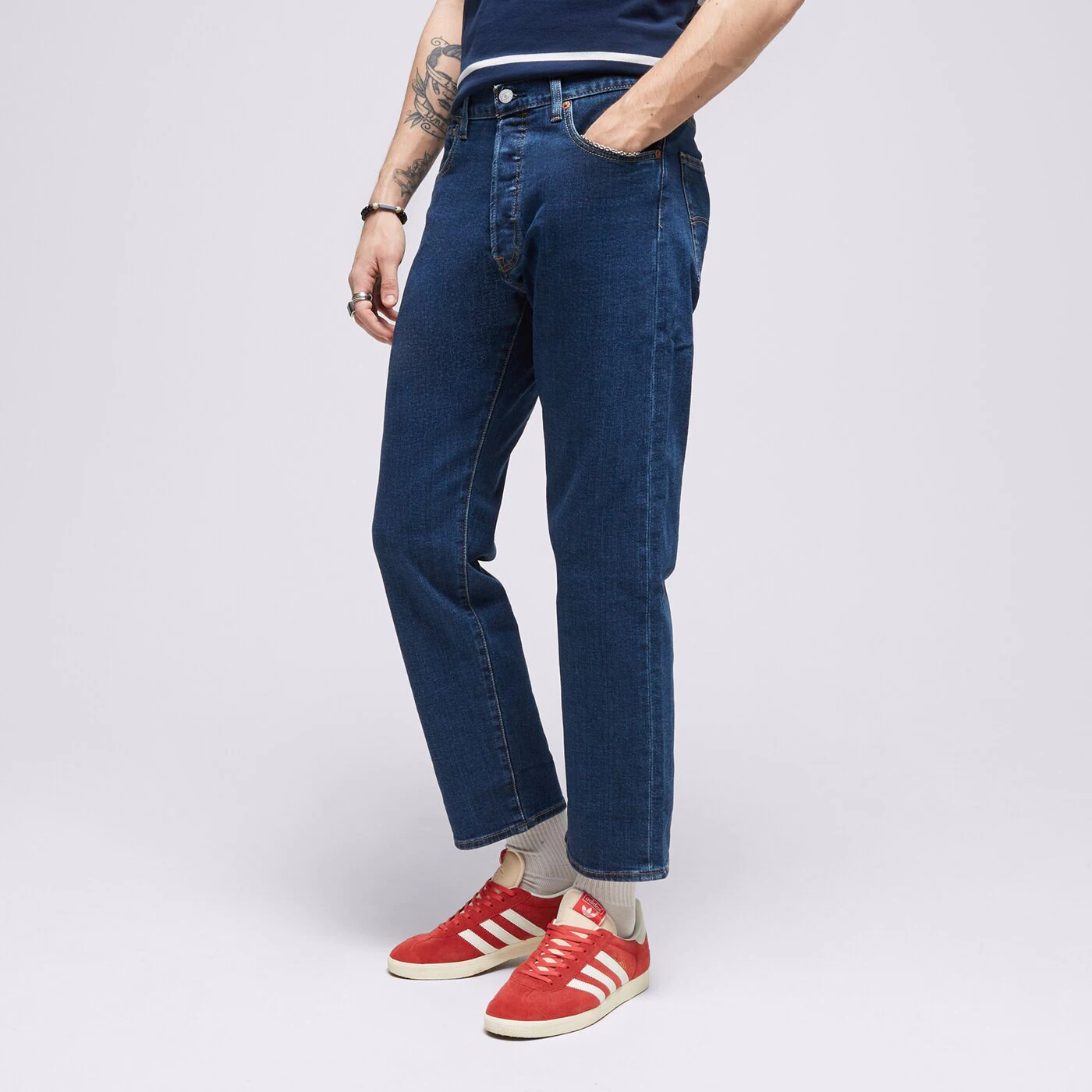 LEVI'S HOSE 501® '93 CROP Dunkelblau