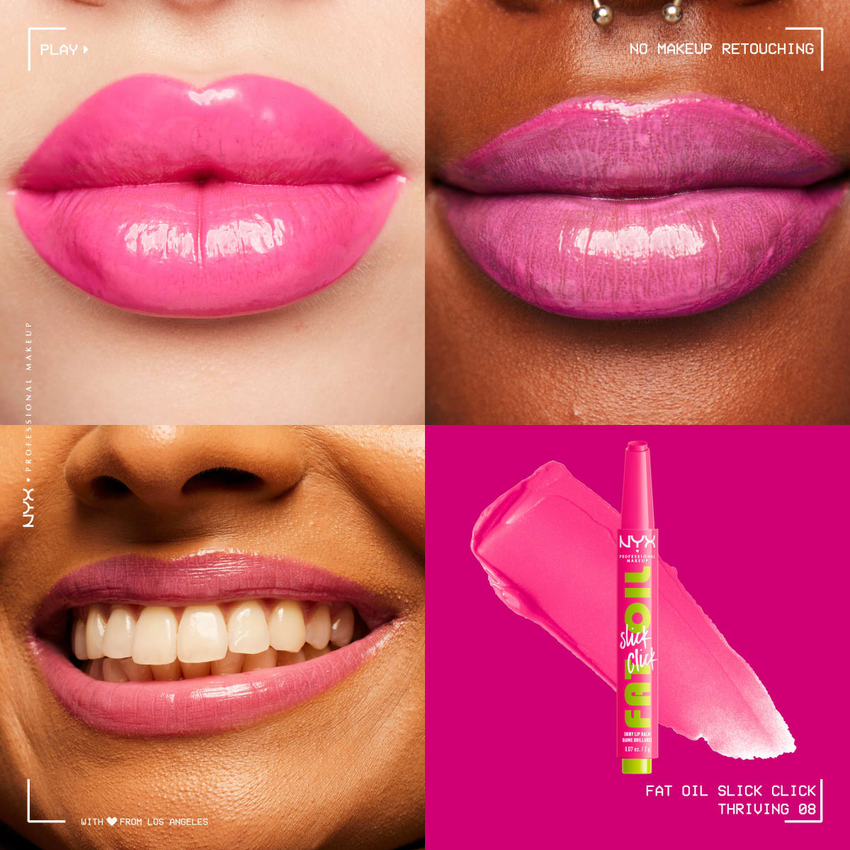 Lippenstift Fat Oil Slick Click 08 Thriving, 2 g