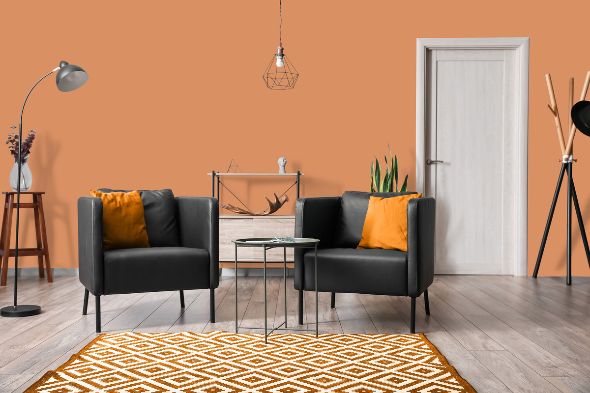 AS Creation A.S. Création - Wandfarbe Orange 