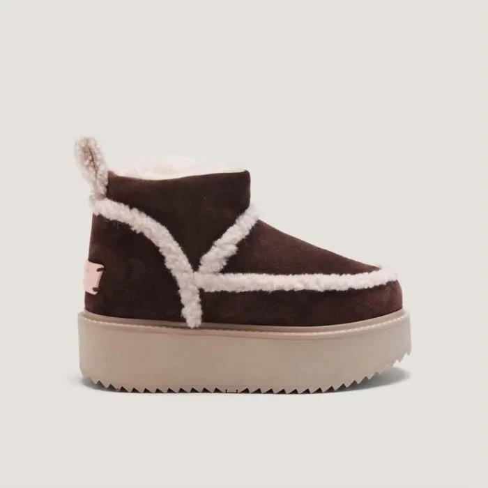 Coccinelle x Inuikii Classic Low Shearling