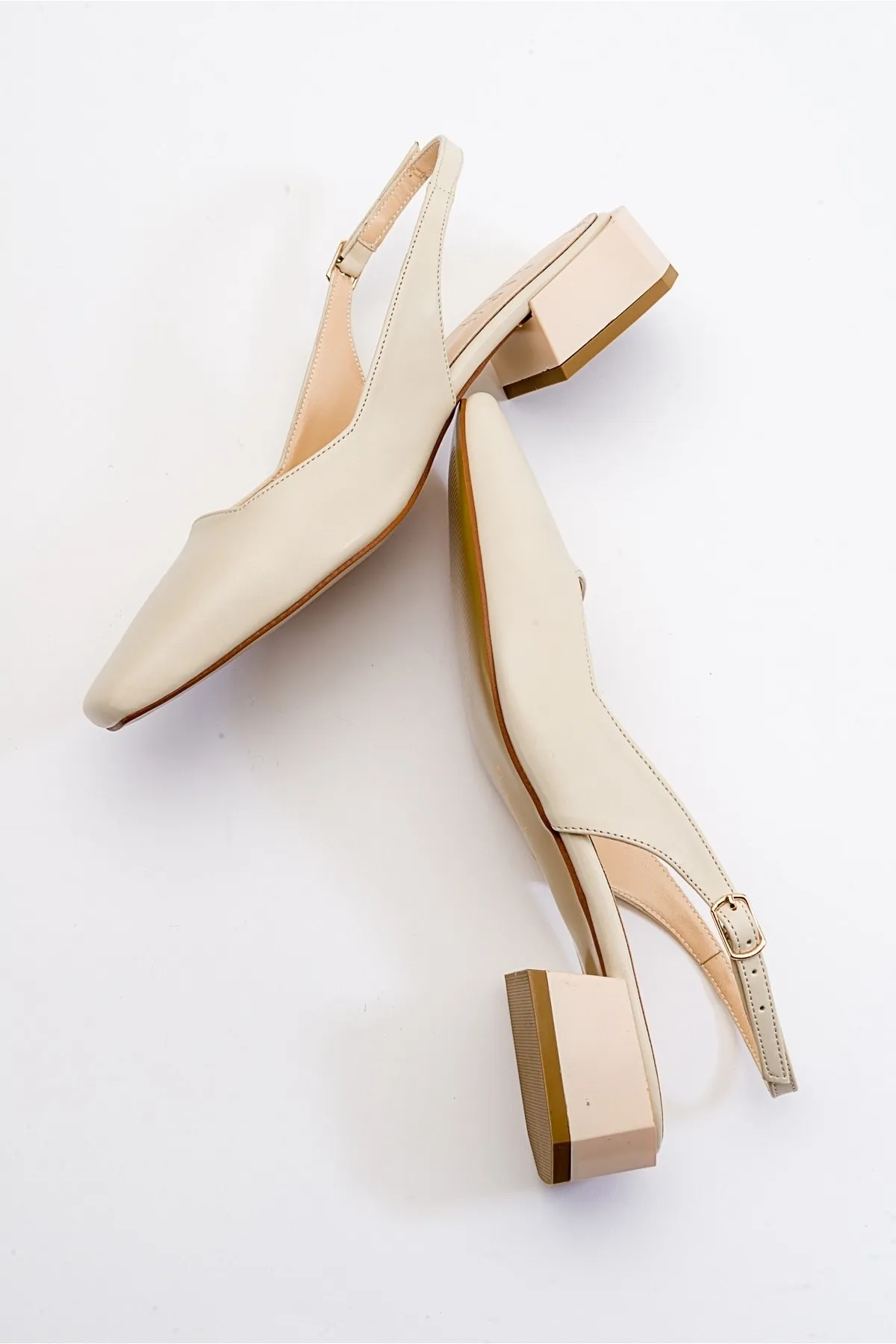 LuviShoes  State Beige Skin Damen-High-Heels-Schuhe