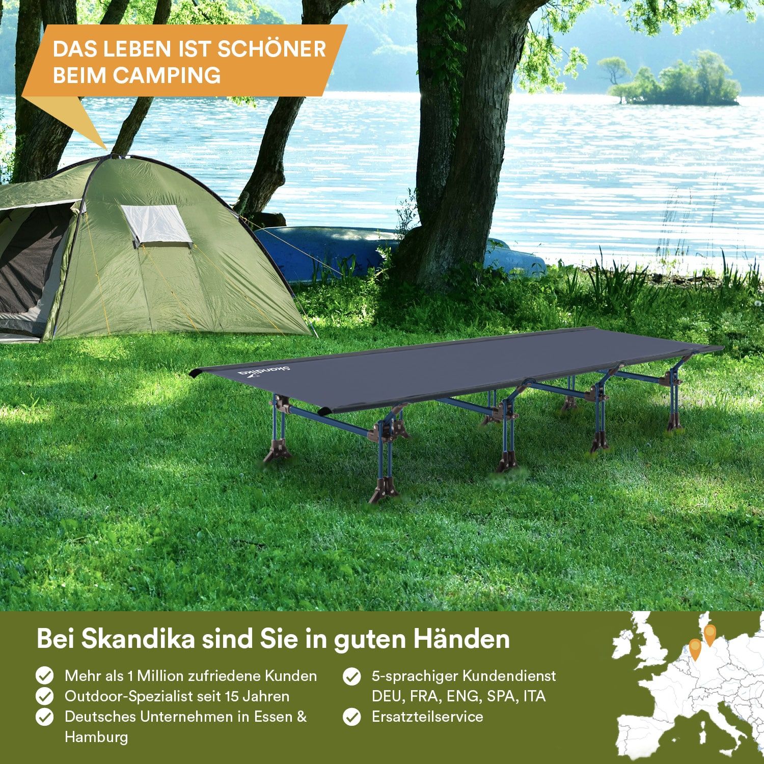 Skandika Tieva Campingbett