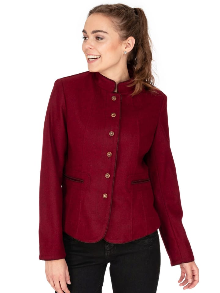 OS-Trachten Jacke 452002-3983 in mittelrot günstig kaufen