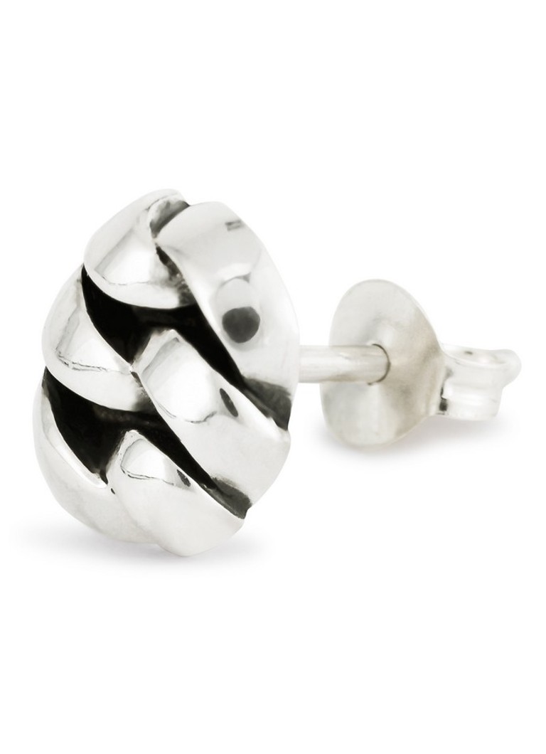 Buddha to Buddha Chain silver stud earrings
