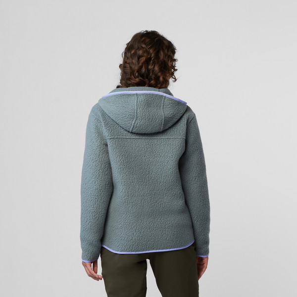 W' S RETRO PILE HOODY Damen - Fleecejacke