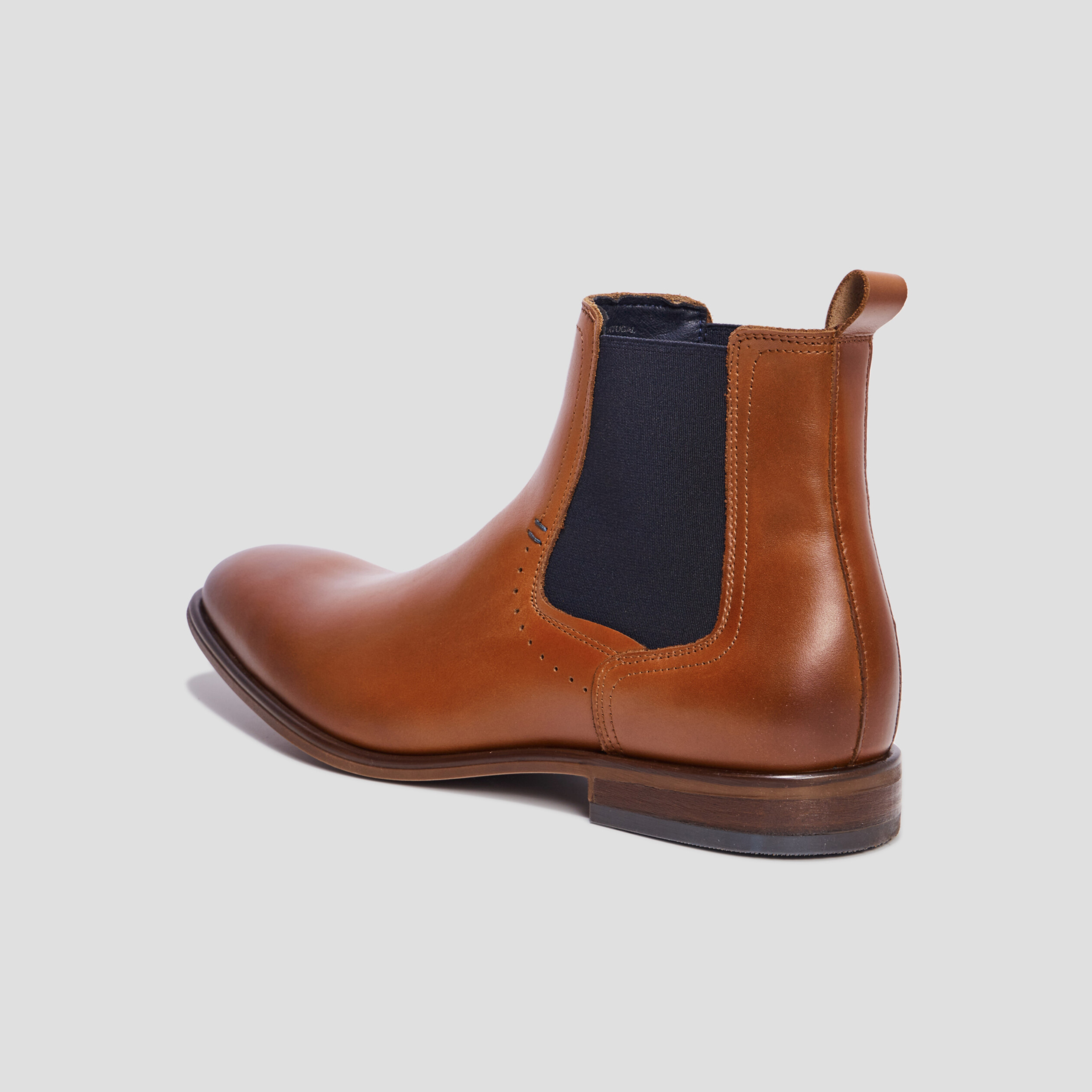 Bottines chelsea en cuir Beavy marron cognac homme | La Halle