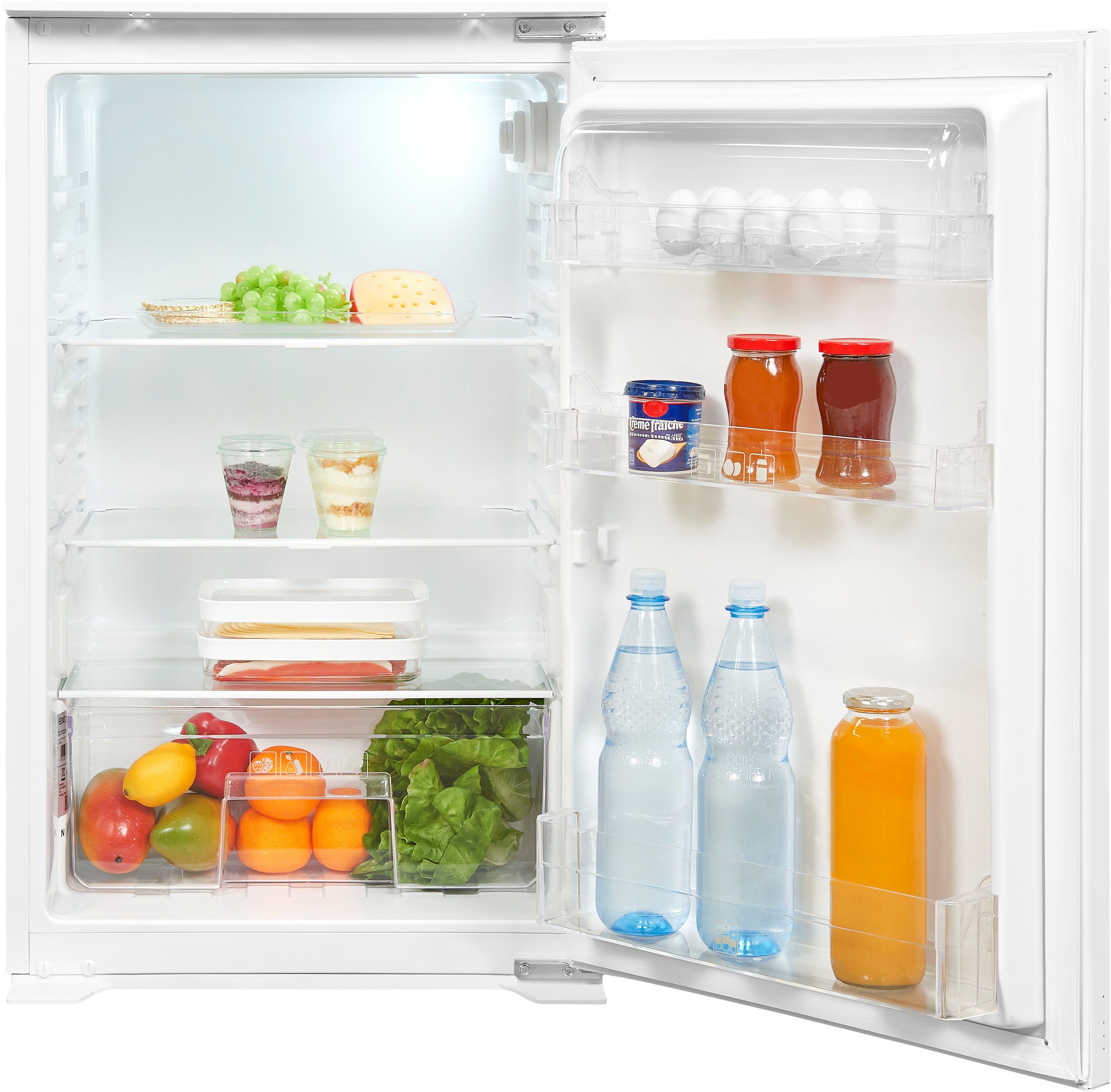 exquisit Einbaukühlschrank EKS131-V-040F, 88 cm hoch, 54 cm breit