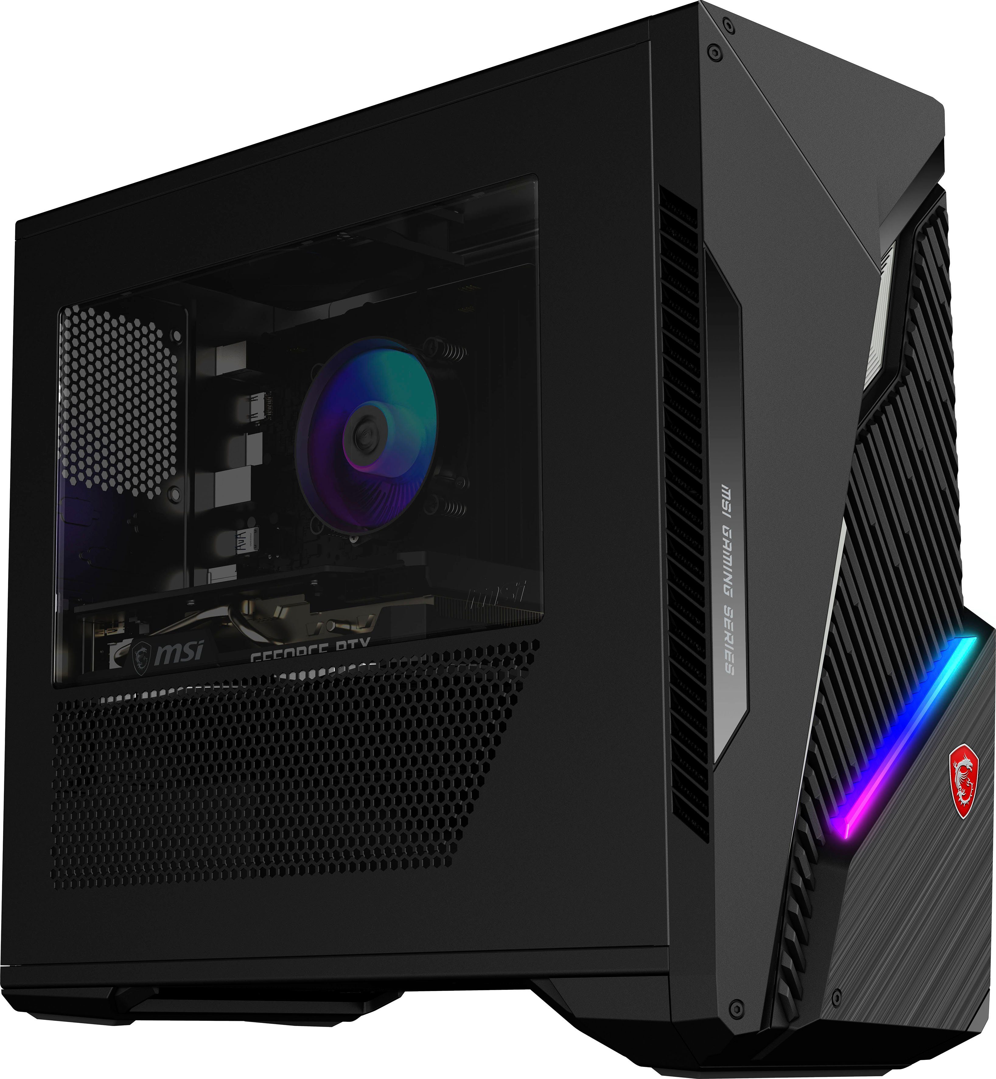 MSI MAG INFINITE S3 13NUC-820DE Gaming-PC (Intel Core i7 13700F, GeForce RTX 4060 VENTUS 2X BLACK 8G OC, 16 GB RAM, 1000 GB SSD, Luftkühlung)