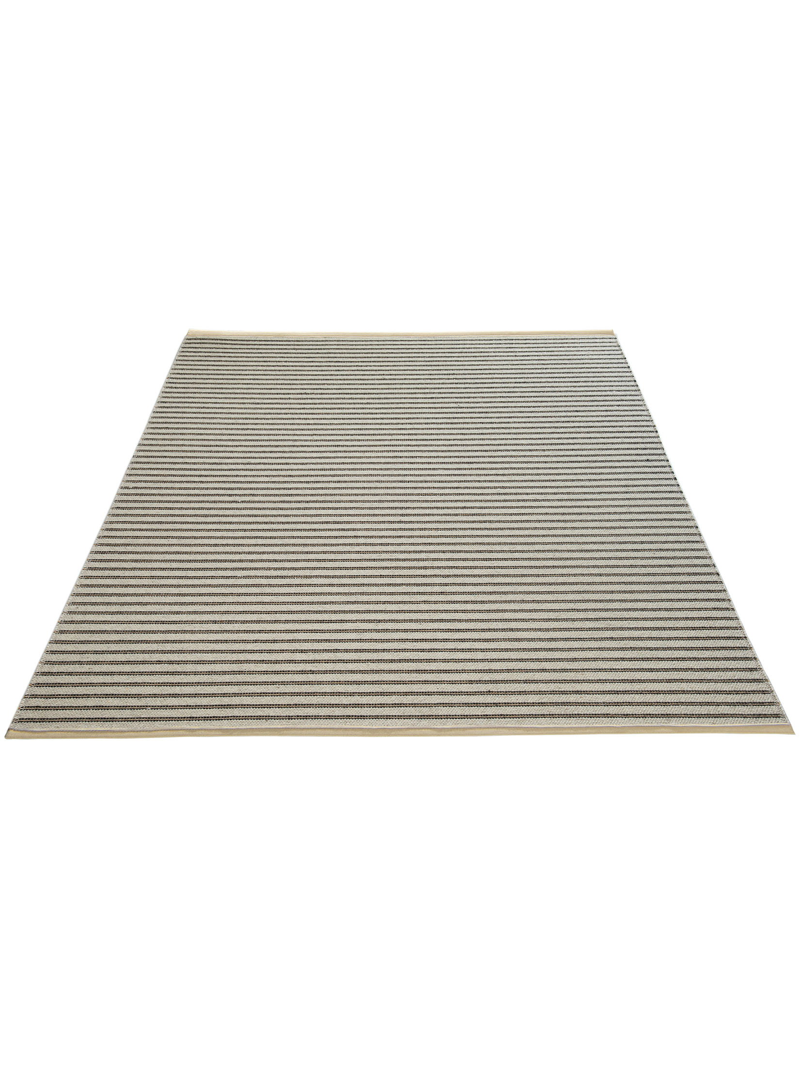 Svansbjerg Moderner Teppich, Creme/Schwarz