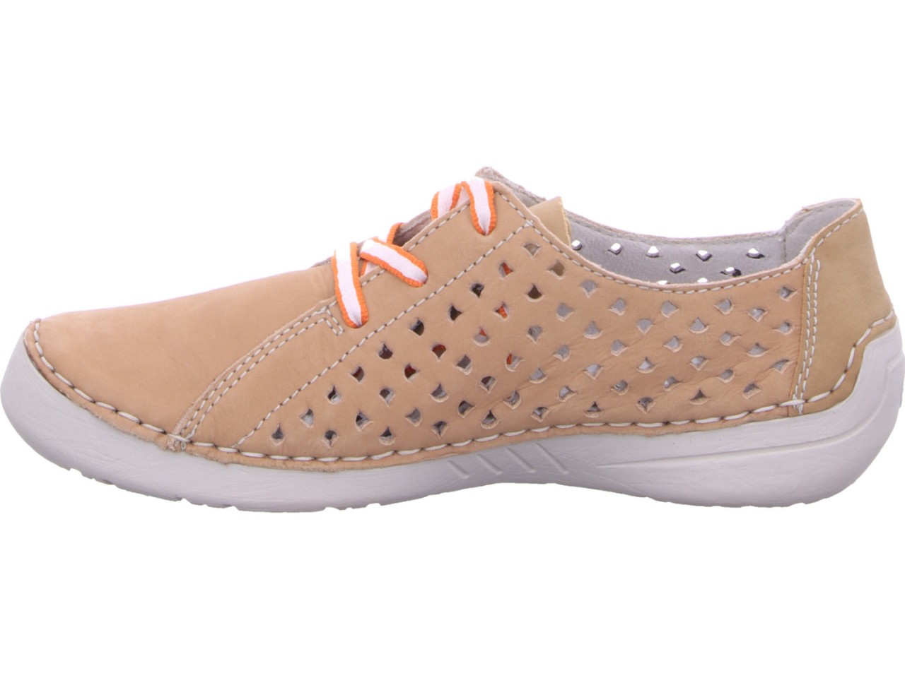 RIEKER Freizeit Schnürer beige RIRKER 52505-60