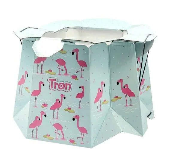 Tron Flamingo Βιοδιασπώμενο γιογιό μιας χρήσης, μέντας με φλαμίνγκο.
