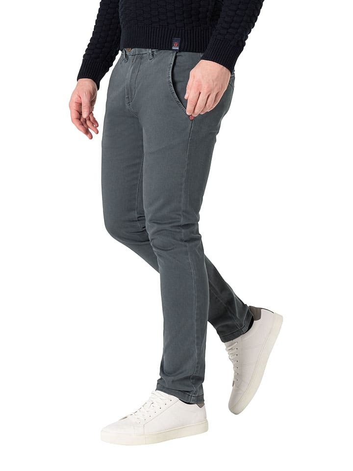Timezone Chino ''Janno'' - Slim fit - in Grau günstig kaufen