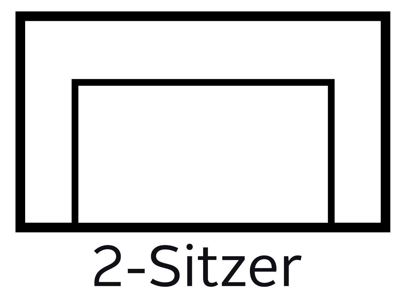 Home affaire 2-Sitzer Tahoma, mit Armteilverstellung, Federkern
