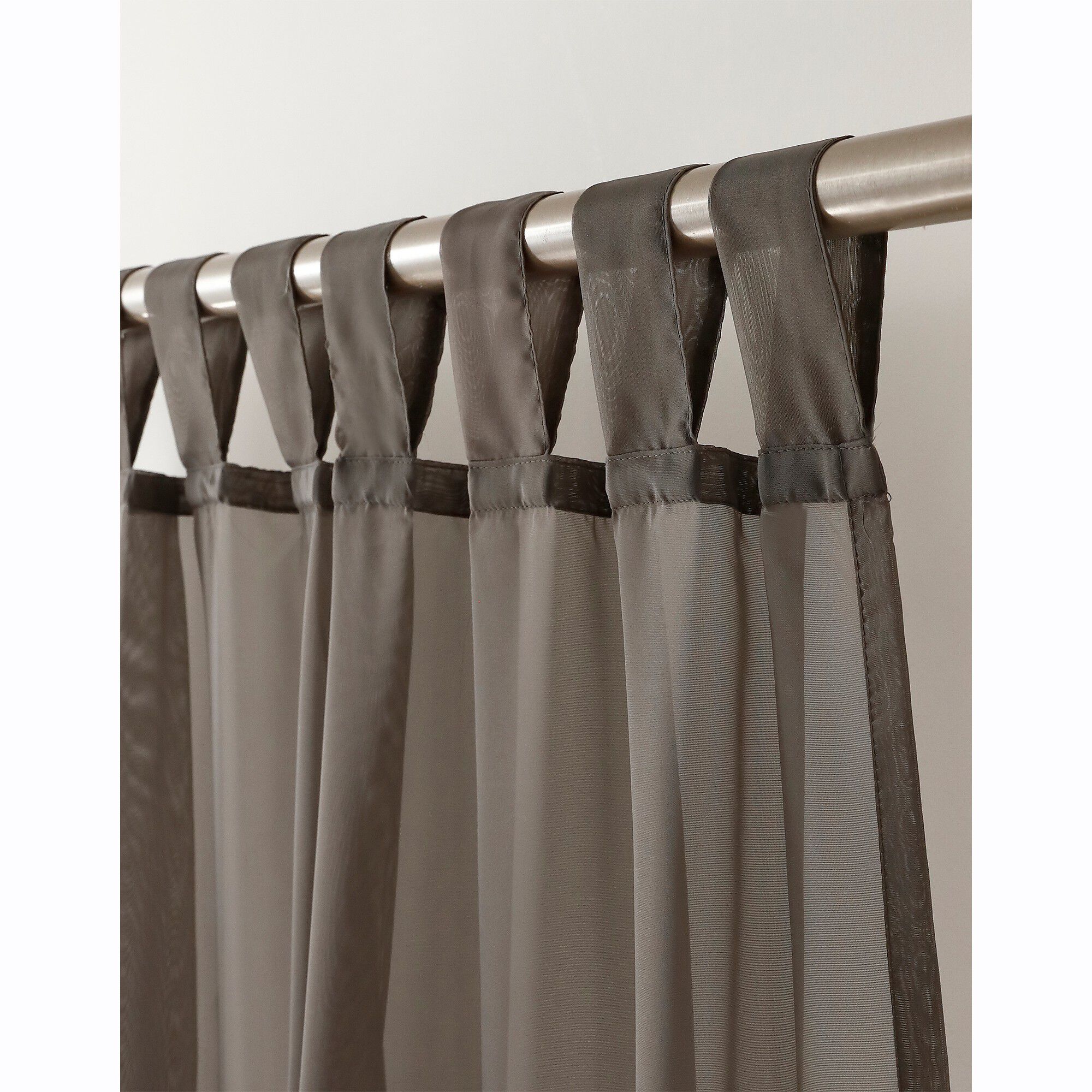 Panneau voile uni finition pattes