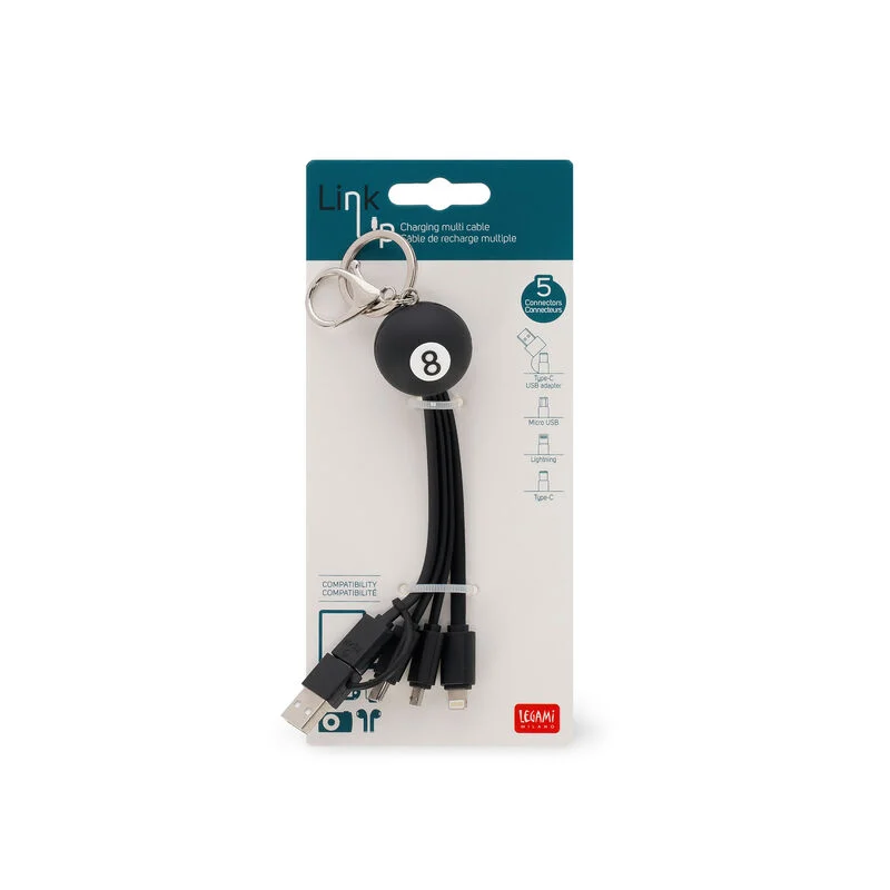 Cable de carga 6 en 1 con llavero - Link Up