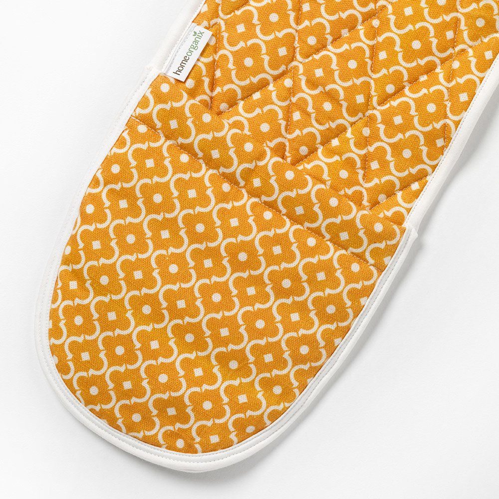 HomeOrganix Topfhandschuhe, Ofenhandschuhe 100% Bio-Baumwolle