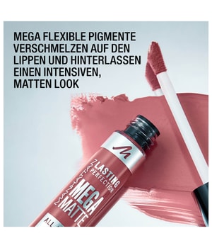 Manhattan Lasting Perfection Mega Matte Liquid LipMake-up Liquid Lipstick-7 ml