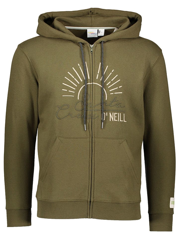 O'Neill Sweatjacke in Khaki günstig kaufen