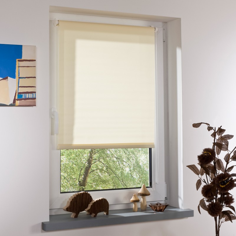 Powertec Bella Casa Klemmfix-Rollo, ca.150x120 cm, Creme