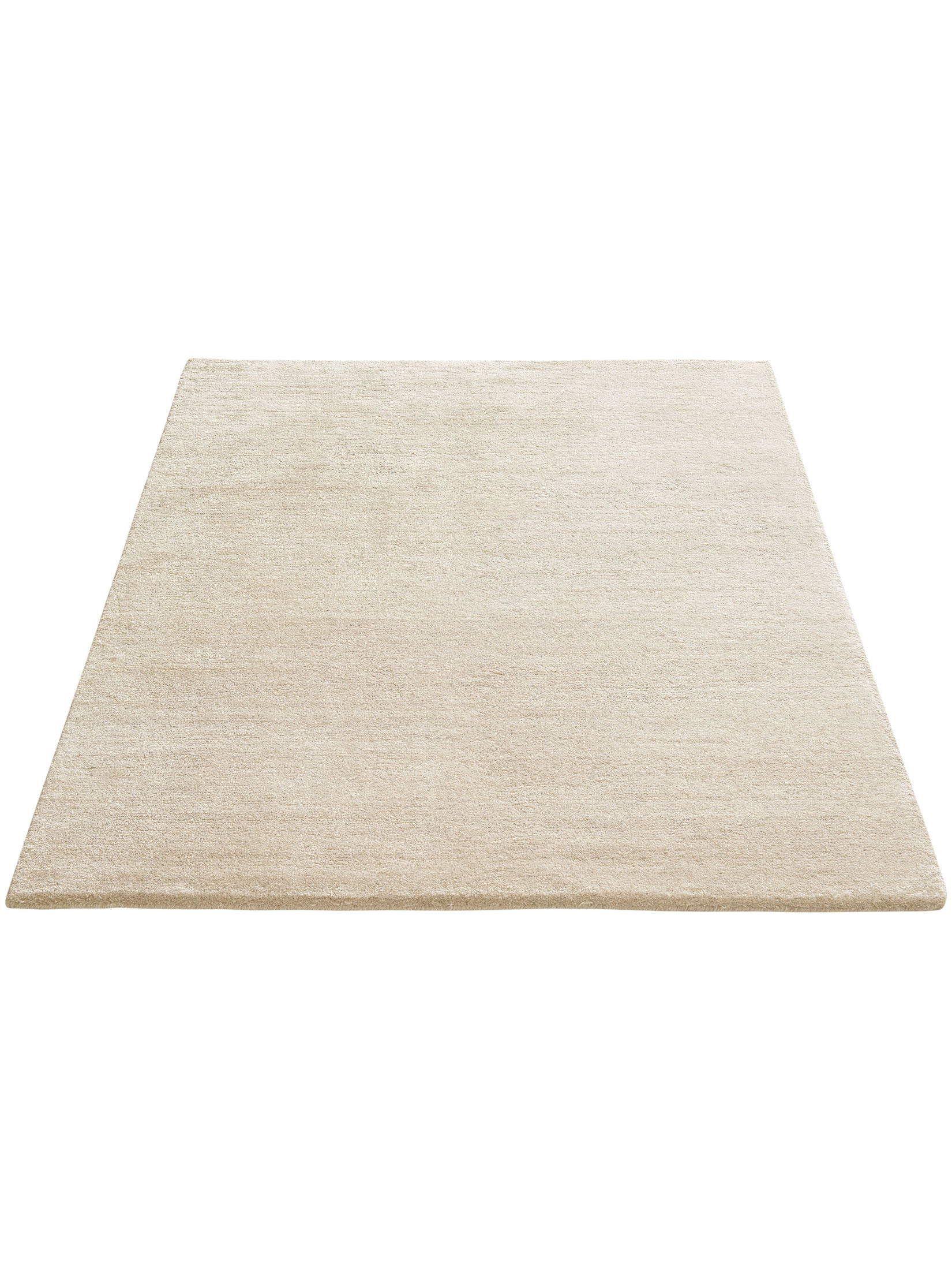 Auckland Woll-Teppich, Hellbeige