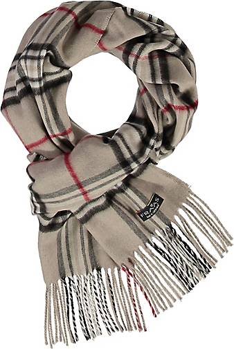 FRAAS Schmaler Cashmink-Schal mit FRAAS Plaid Karo - Made in Germany