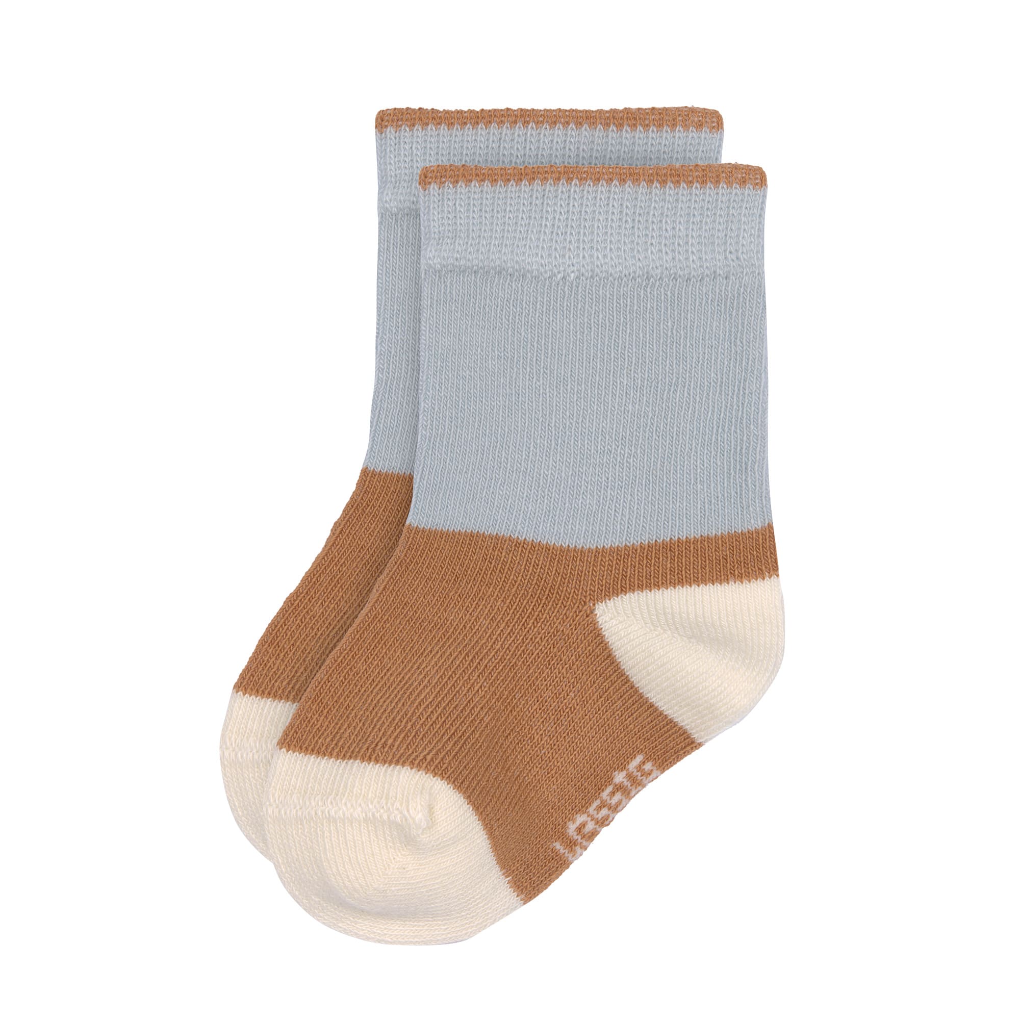 Kinder Socken 3er-Set, Hellblau Karamell