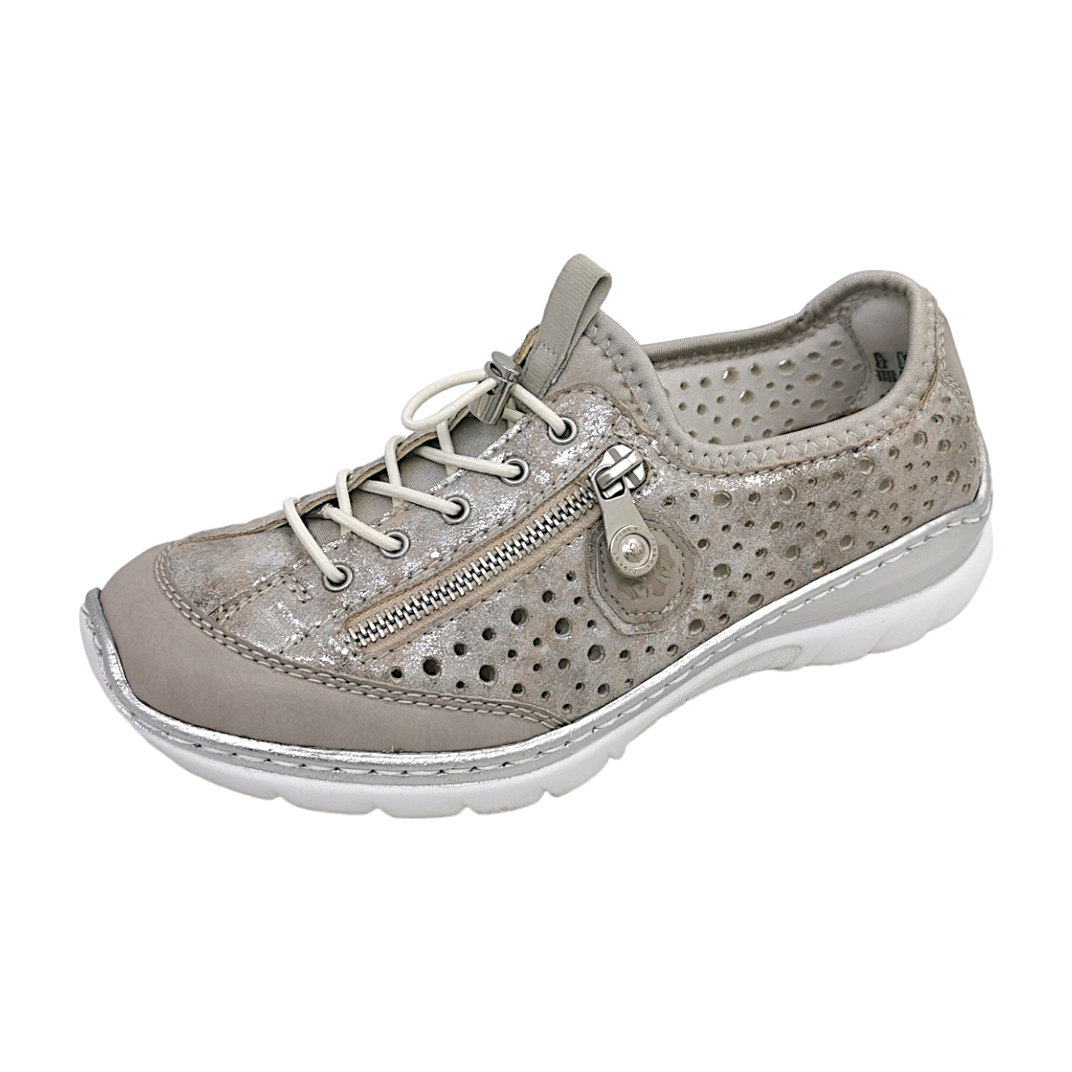 Rieker Eagle/Moon/Scuba L32P6-90 Beige 90 ice/rose-metallic/perl