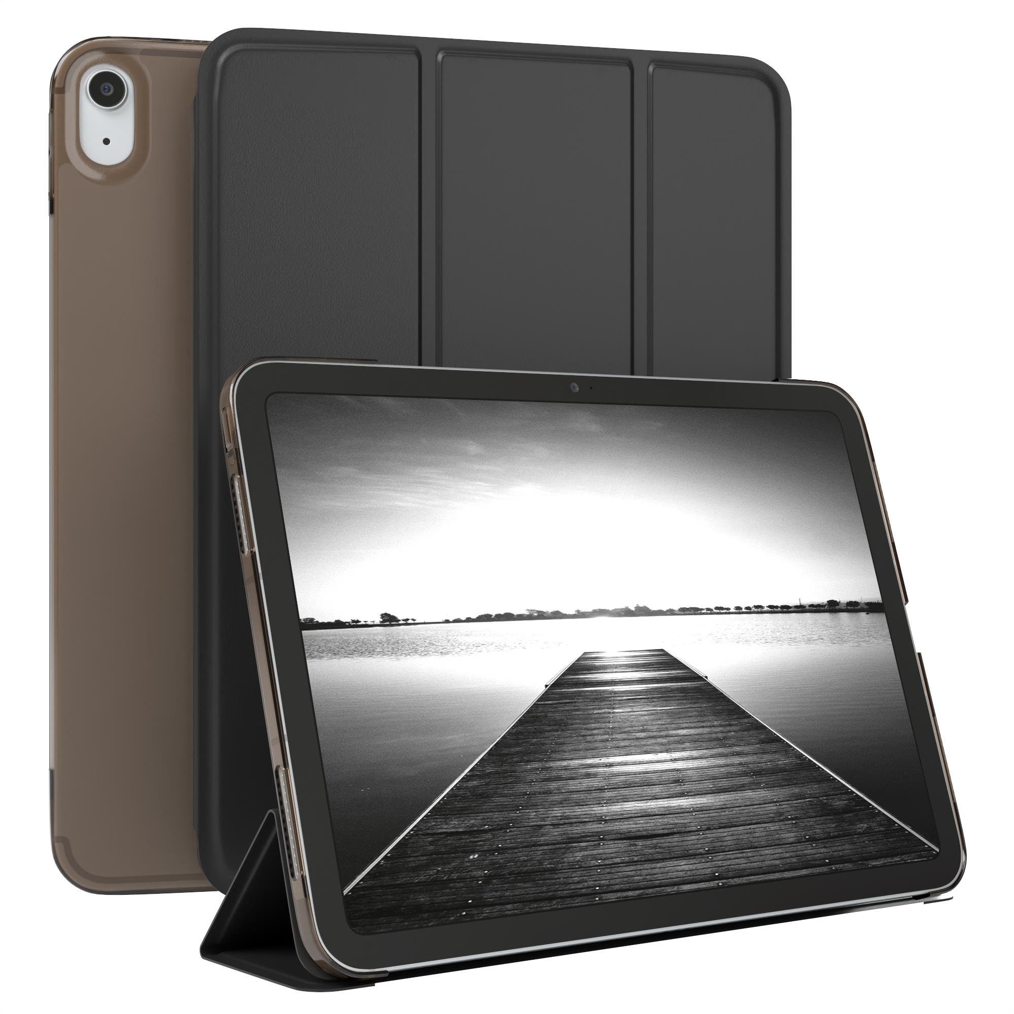 EAZY CASE Tablet-Hülle Smart Case für Apple iPad 10. Generation (2022) 10,9 Zoll, Anti-Kratz Tasche Schutzhülle mit Sleep Wake Up Funktion Hülle Schwarz