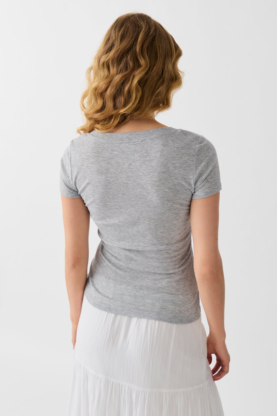 V-neck top