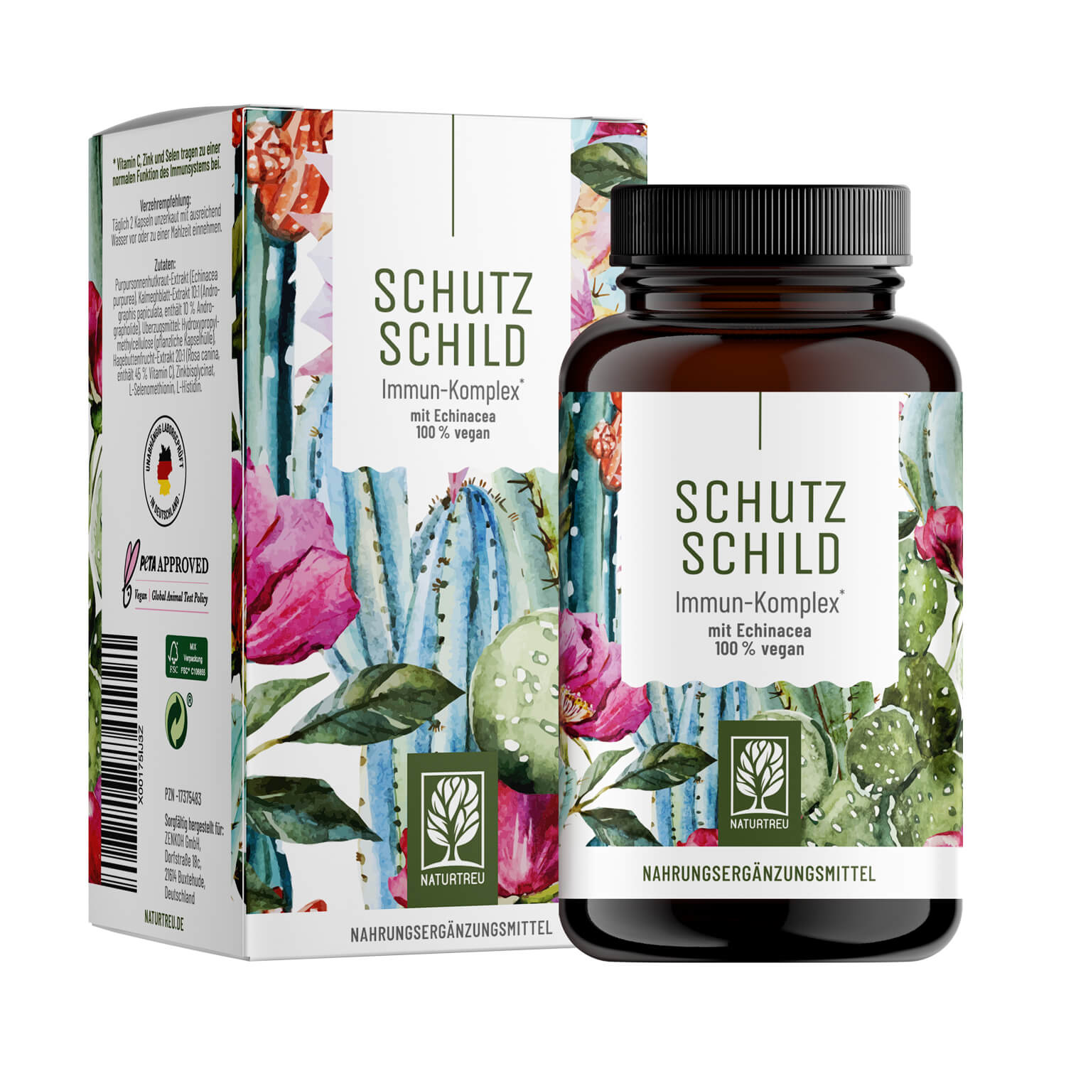 Immun* Komplex mit Echinacea - Schutzschild - NATURTREU®