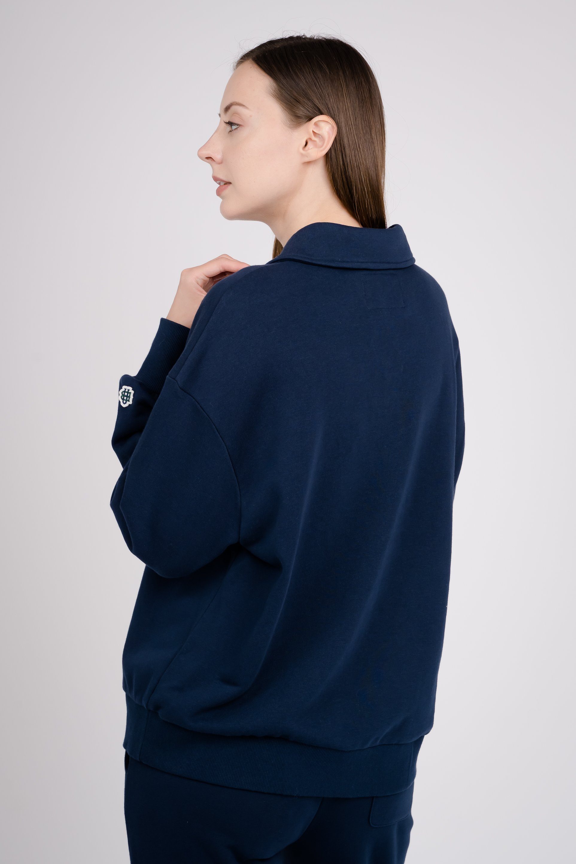 GIORDANO Sweatshirt mit hochwertigem Reißverschluss