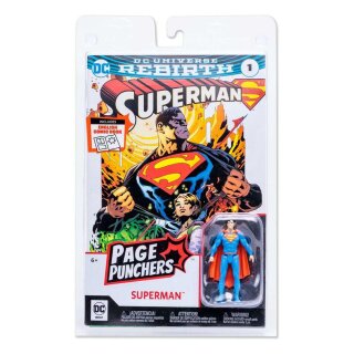 DC Page Punchers Actionfigur & Comic - Superman (Rebirth)