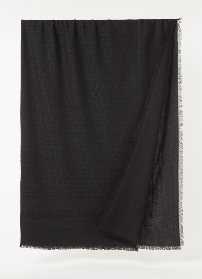 Sciarpa Glenn di Zadig&Voltaire in misto lana, 135 x 135 cm