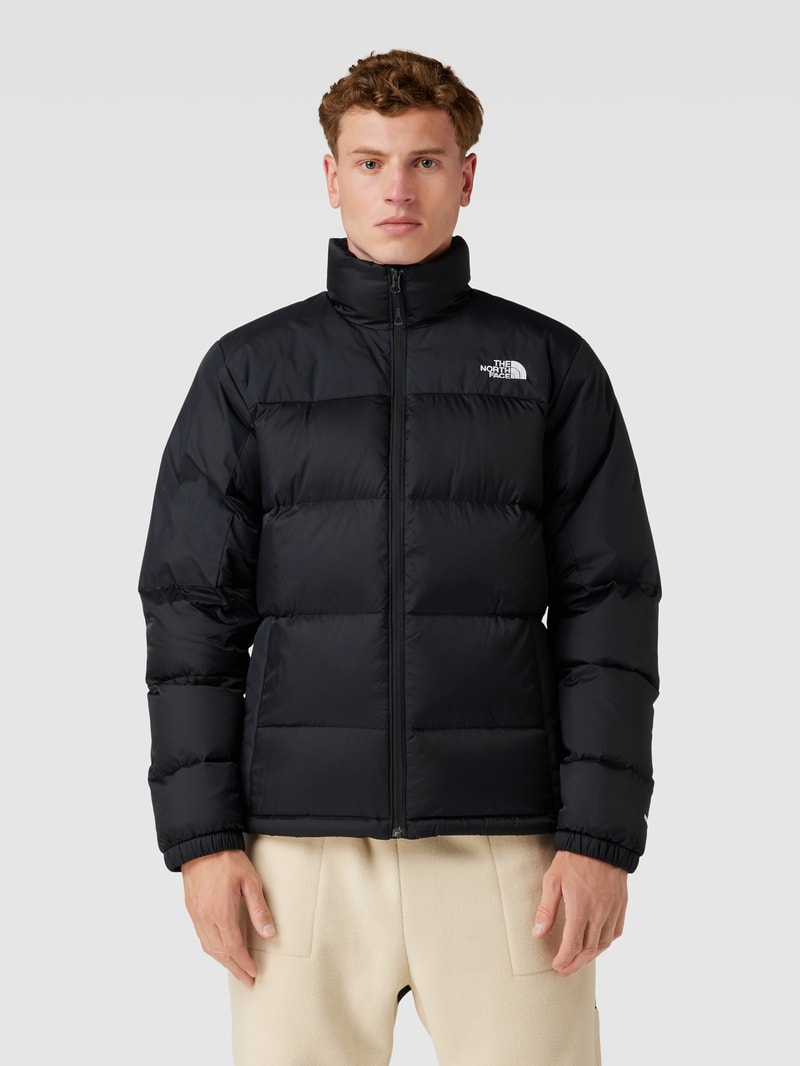 Steppjacke mit Label-Stitching Modell 'DIABLO DOWN' in schwarz