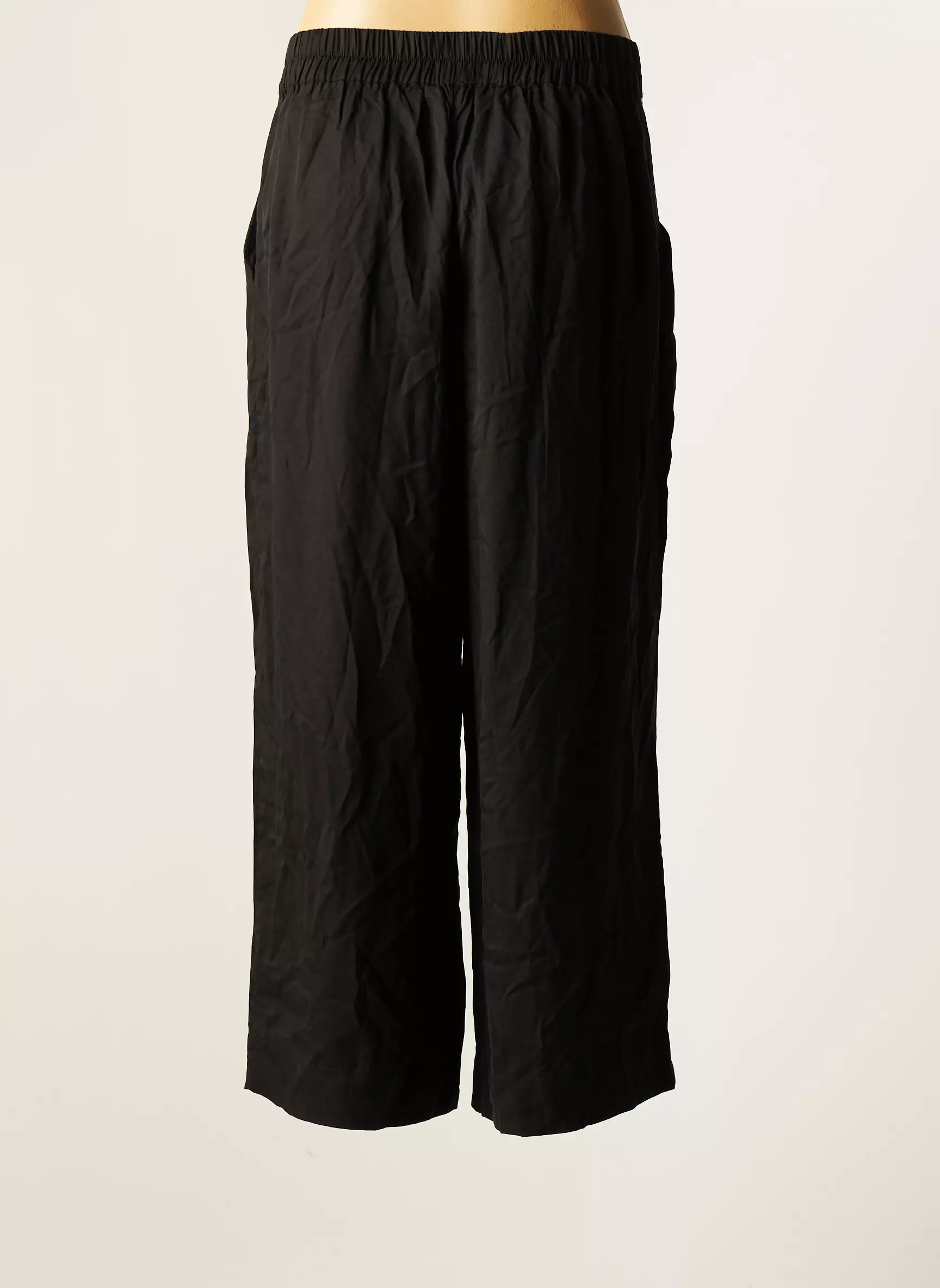 Vila Pantalons Larges Femme couleur noir
