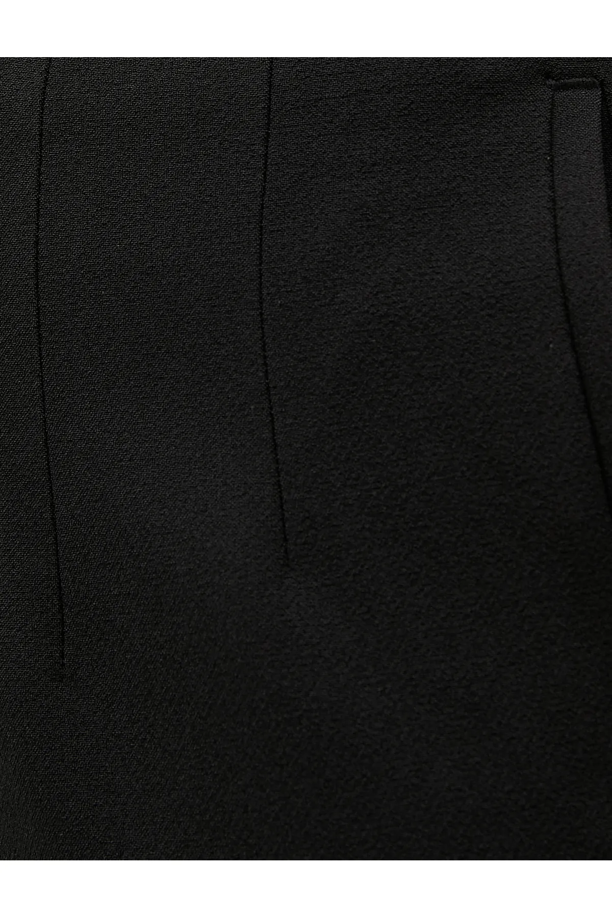 Koton  Stoffhose mit geradem Bein, Nahtdetails und seitlichem Reißverschluss