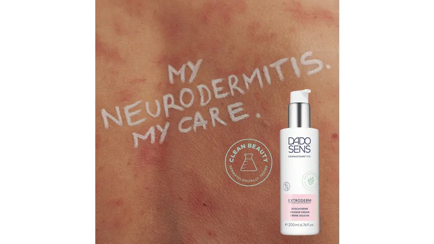 DADO SENS EXTRODERM Duschcreme - bei trockener Haut und Neurodermitis 200 ml