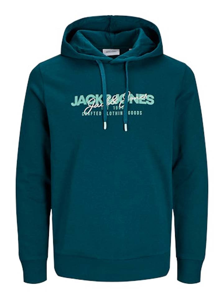 Jack & Jones Hoodie in Petrol günstig kaufen