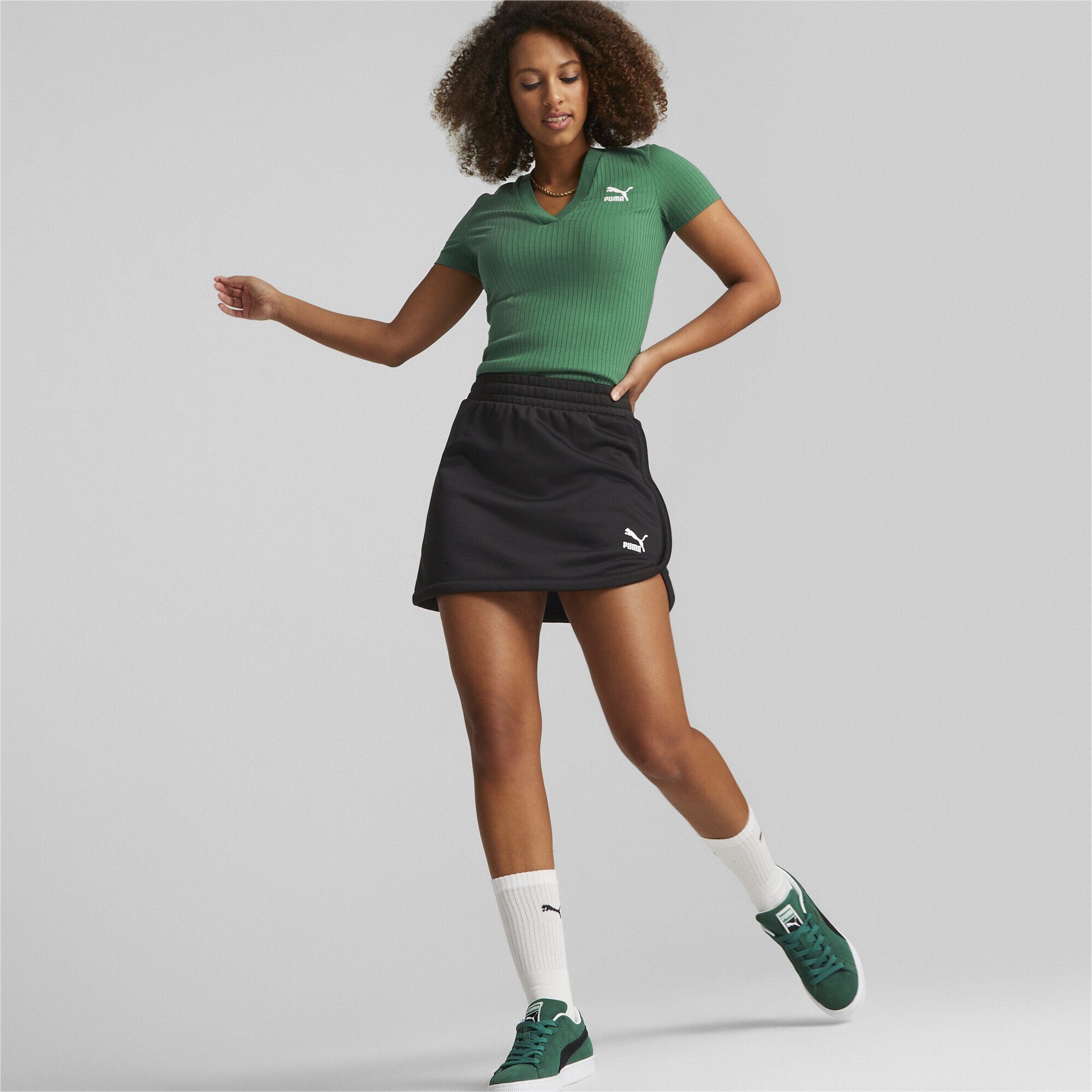 PUMA Jerseyrock Classics Rock A-Linie Damen