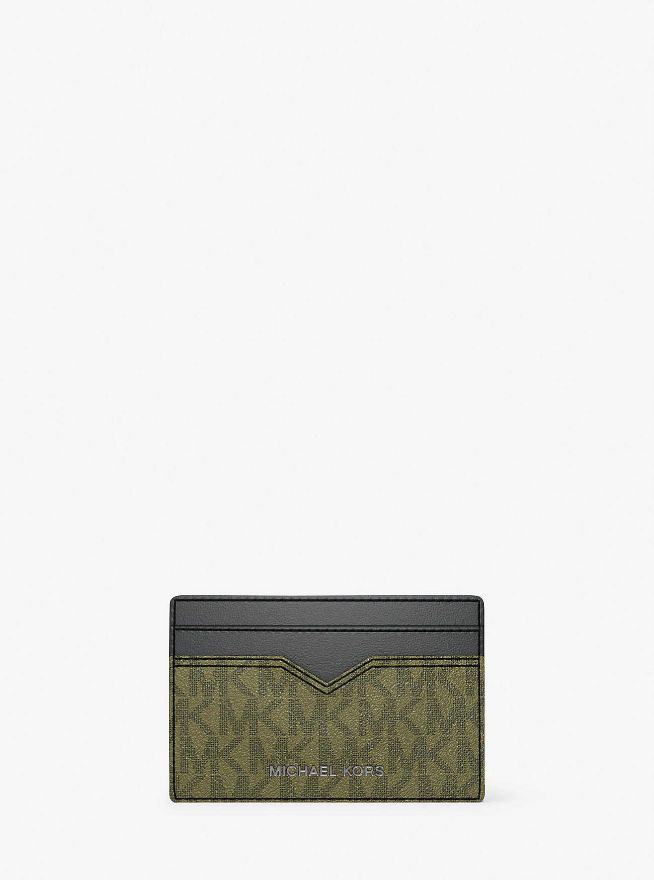 Etui na karty z logo Hudson - PISTACHIO