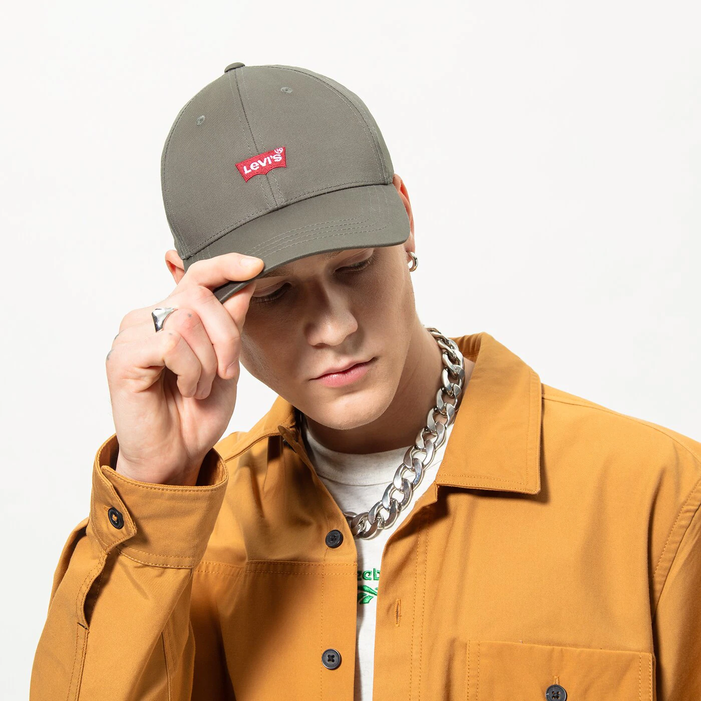 LEVI'S MÜTZE HOUSEMARK FLEXFIT CAP Grün