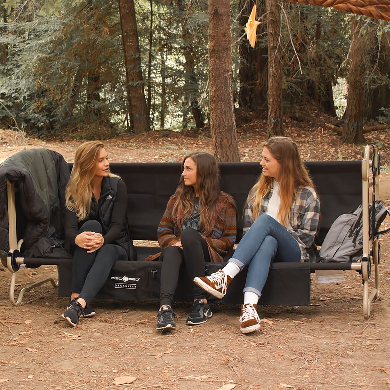 Campingbett Disc-O-Bed XL mit Seitentaschen