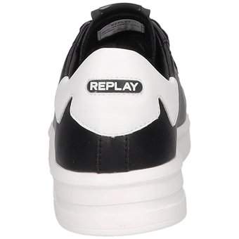 Replay University Sneaker in schwarz
