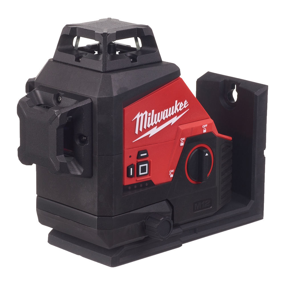 Milwaukee 4933478103 M12 3PL-0C Λέιζερ διασταυρούμενων γραμμών με 3 πράσινους κύκλους λέιζερ 360° 12V χωρίς μπαταρίες και φορτιστή