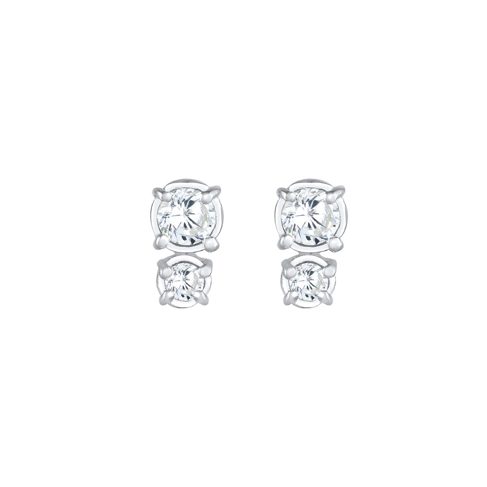 Elli Elli Boucles d'Oreilles Clous d'oreilles pour femmes Elegant Basic avec pierres d Boucles d'oreilles