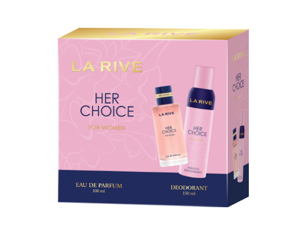 HER CHOICE  edp 100 ml + deo 150 ml